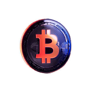 Karta unosząca się w powietrzu prezentująca dane analityczne dotyczące rynku kryptowalut